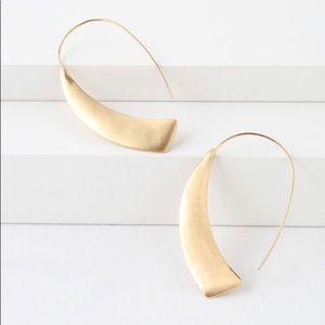 Gold earrings